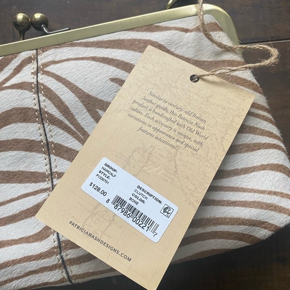 Patricia Nash Crossbody Clutch style Haircalf purse - Picture 5 of 13